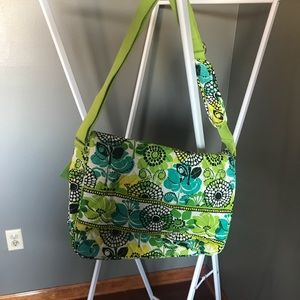 VERA BRADLEY “Lime’s Up” Messenger Bag